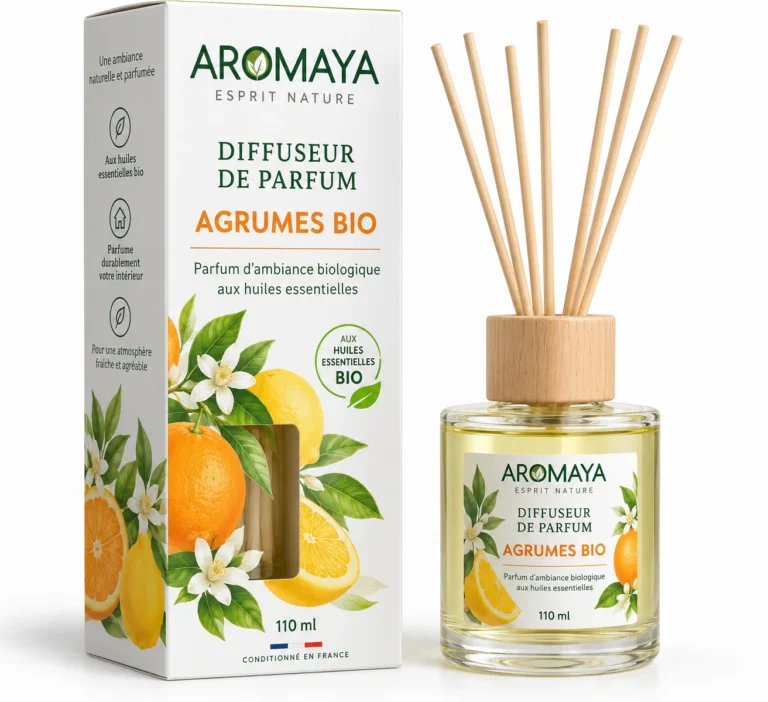 aromaya diffuseur de parfum agrumes-bio