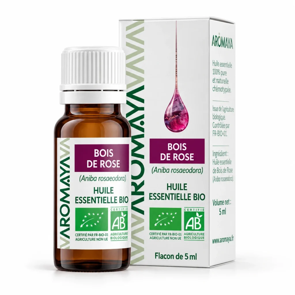 aromaya huile essentielle bio-bois de rose