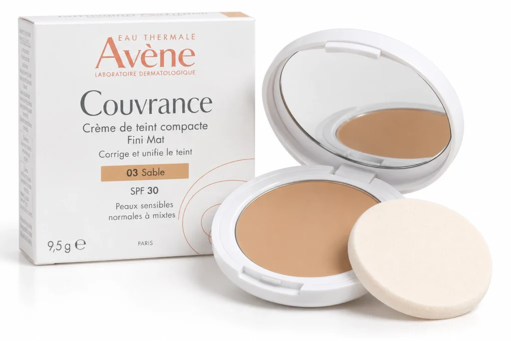 avene-couvrance creme teint compacte