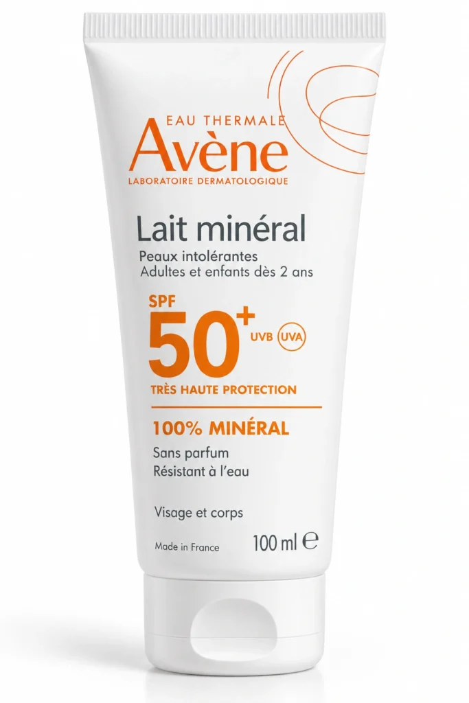 avene-lait mineral haute protection spf50