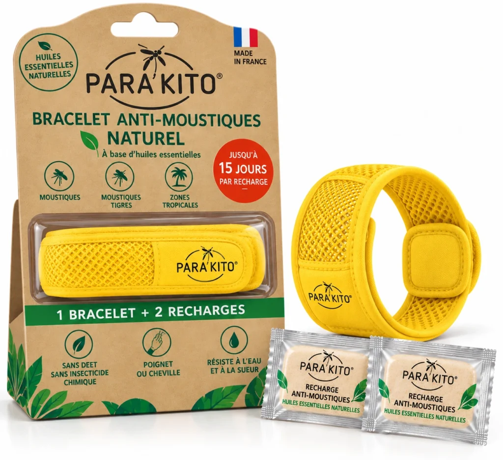 parakito-bracelet anti-moustiques naturel-jaune