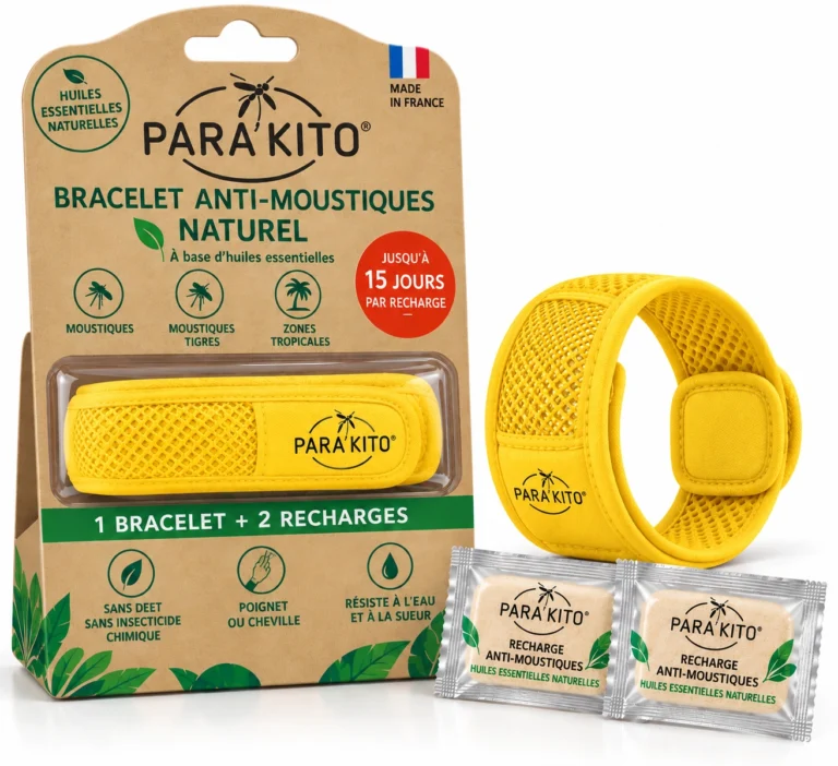 parakito-bracelet anti-moustiques naturel-jaune