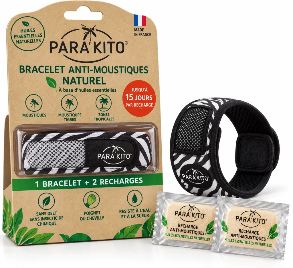 parakito-bracelet anti moustiques naturel zebra